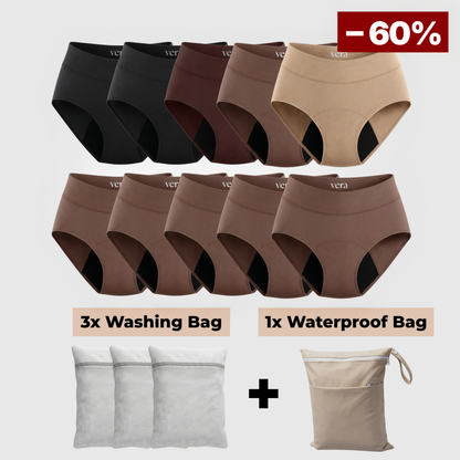 Vera's Signature Leakproof Underwear (10-Pack)