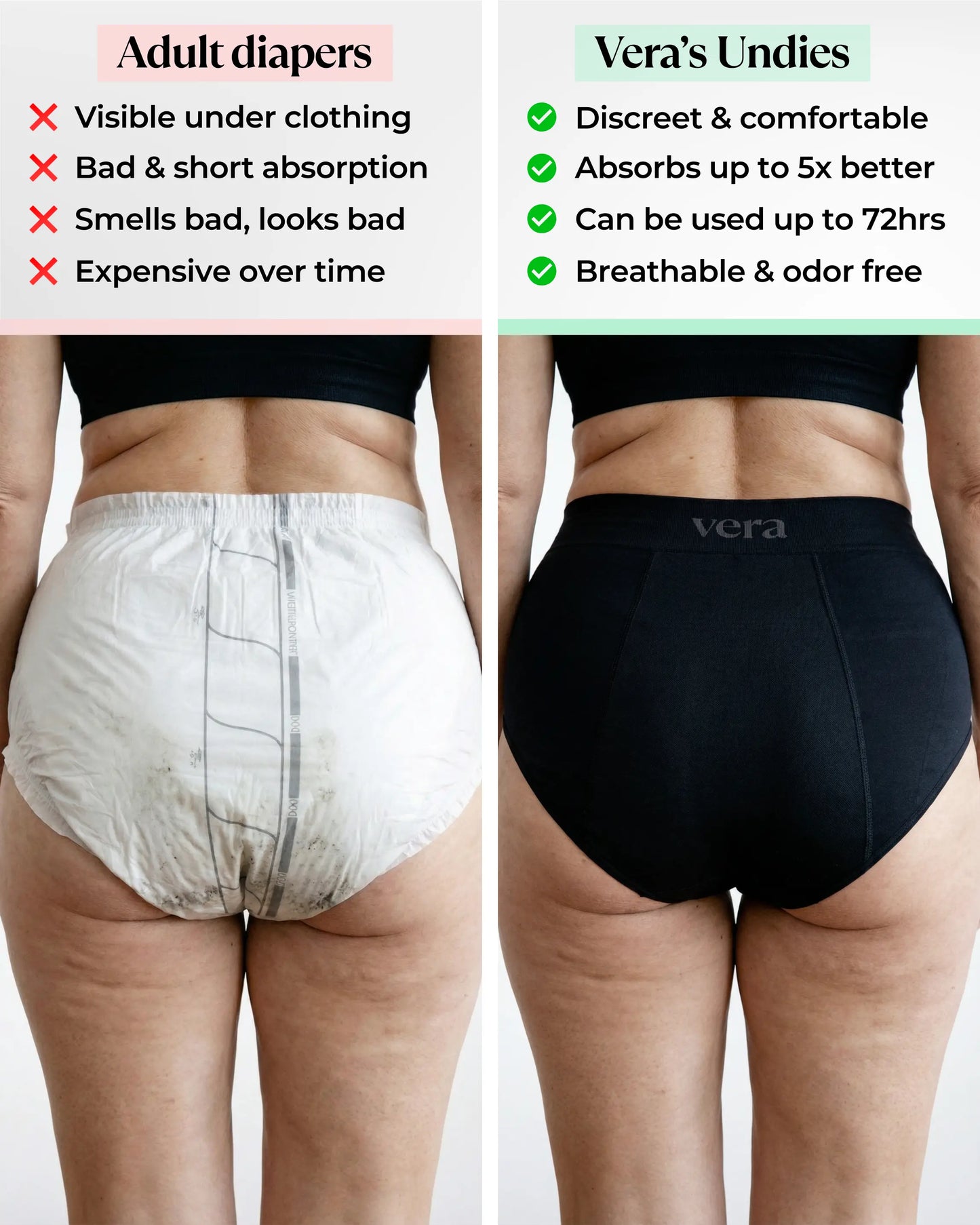 Vera's Signature Leakproof Underwear (3-Pack)